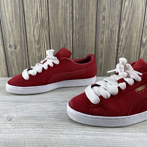 Puma Suede Classic Tones Lace Up  Mens Red Sneakers Casual Shoes 38955002 Sz: 9 - Picture 9 of 16